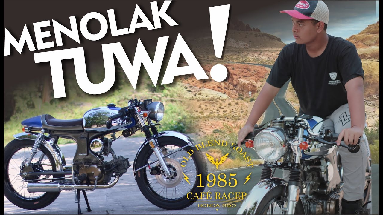 CUSTOM CAFE RACER - HONDA S90 menolak tuwa !