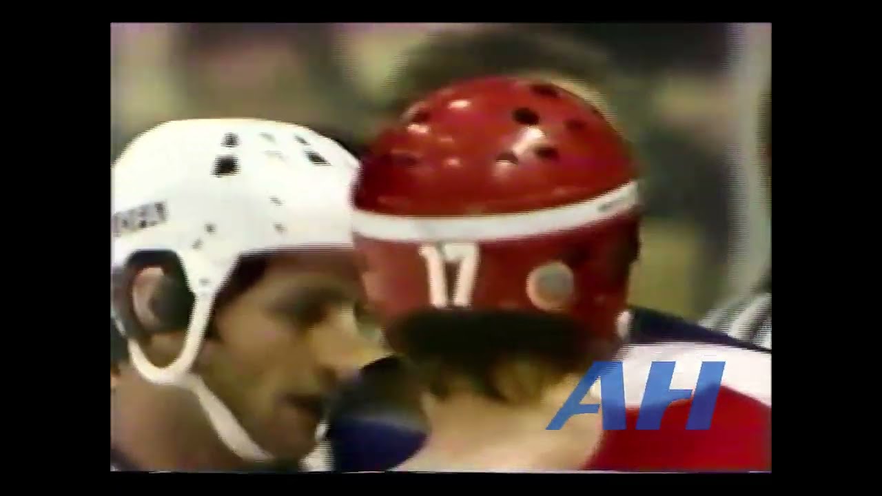 NHL Jan. 30, 1980 Toronto Maple Leafs v Detroit Red Wings (R) Dan Maloney v Willie Huber