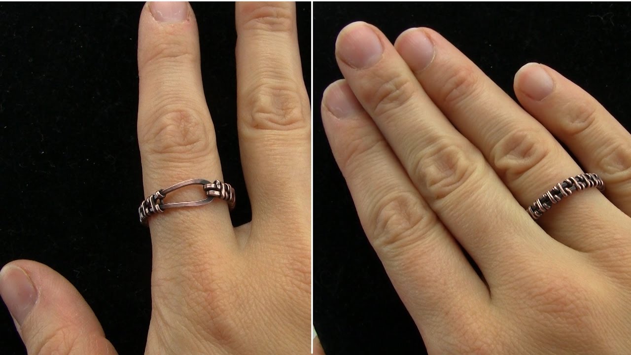 Базовый урок по плетению колец из проволоки