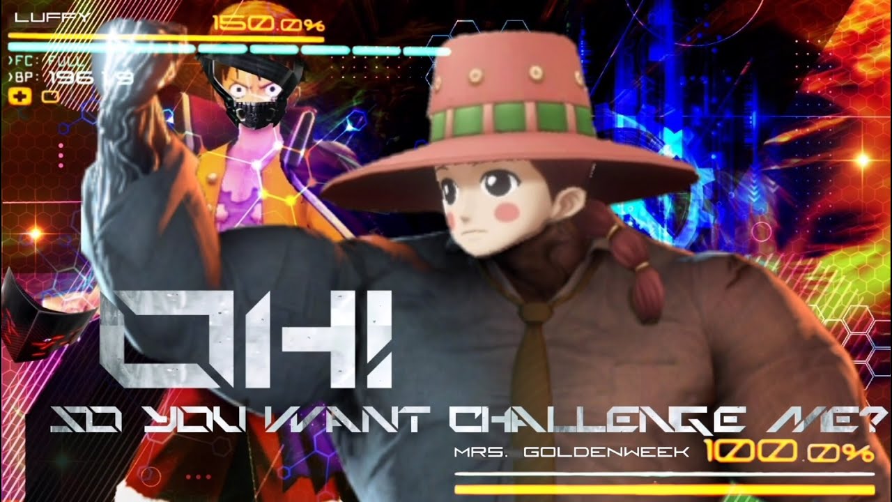 [OPBR] Raiden Luffy against Senator Goldenweek fight | One Piece Bounty Rush