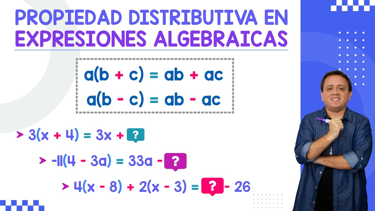 Propiedad Distributiva en Expresiones Algebraicas