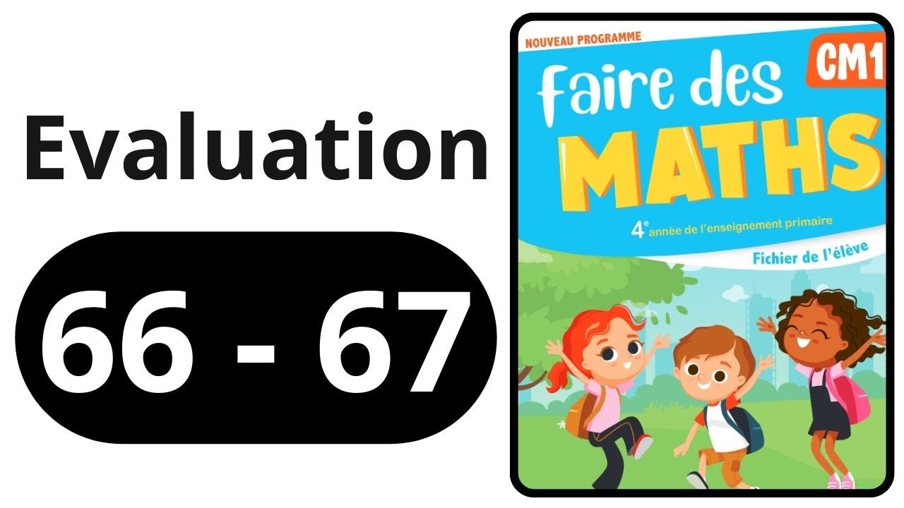 correction Evaluation faire des maths cm1 page 66-67 ملاحظــــة : ليس بصوت المغني الحقيقي