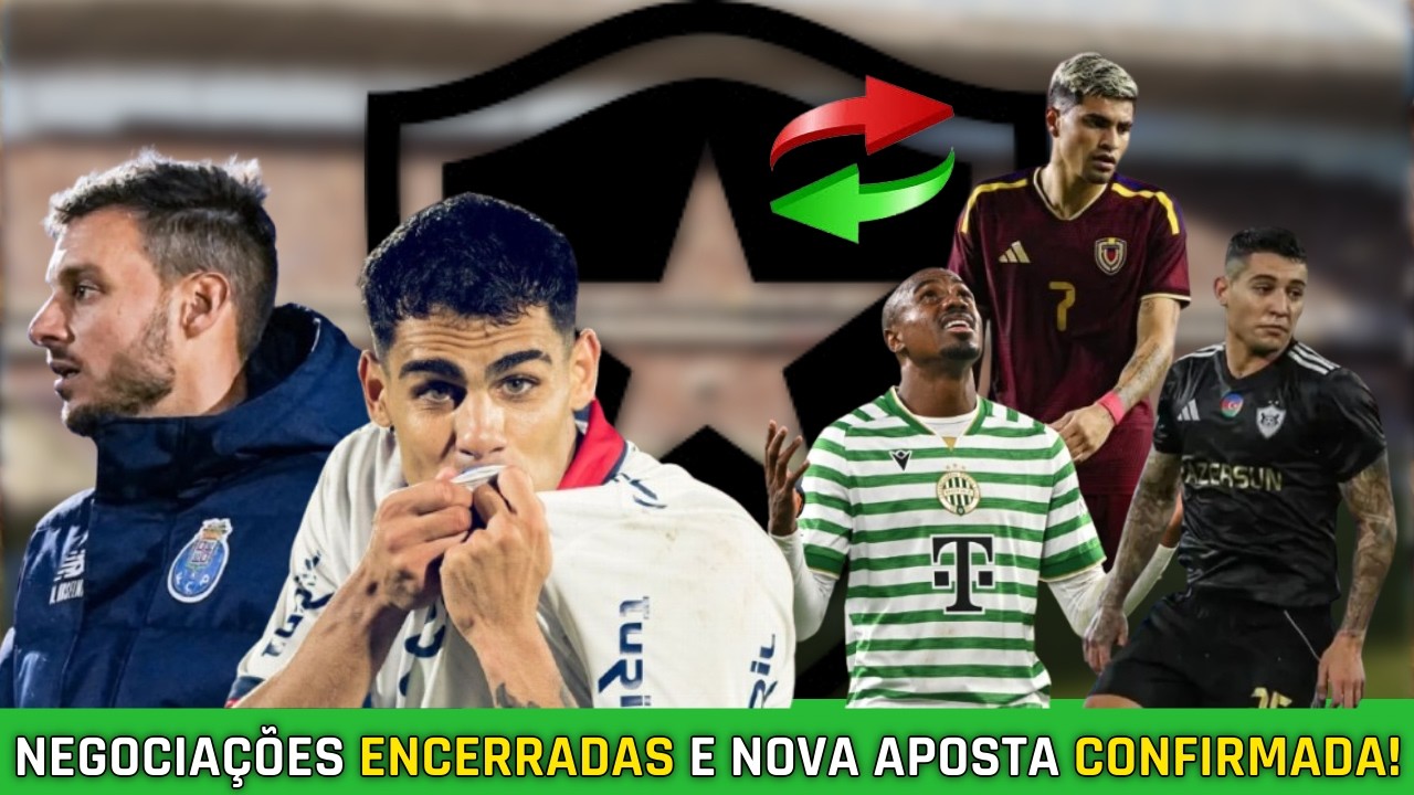 REFORÇOS CANCELADOS! Anselmi Barra Contratações e Villalba É o Novo Nome do Botafogo