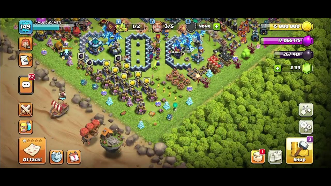 RANKED ATTACK | CLASH OF CLANS | #clashofclans #gaming @ClashOfClans 