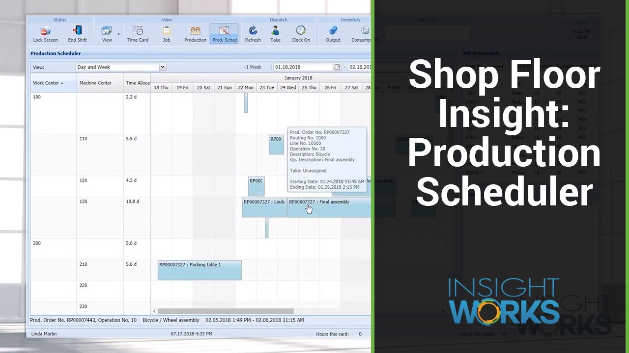 Production Scheduler - Shop Floor Insight