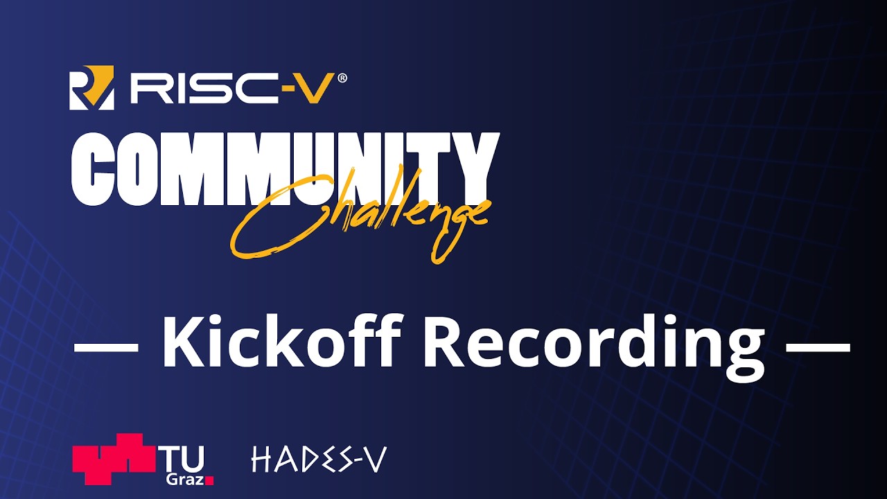 Community Challenge with HaDes-V Kickoff Recording - Join the Challenge Before April 3rd!