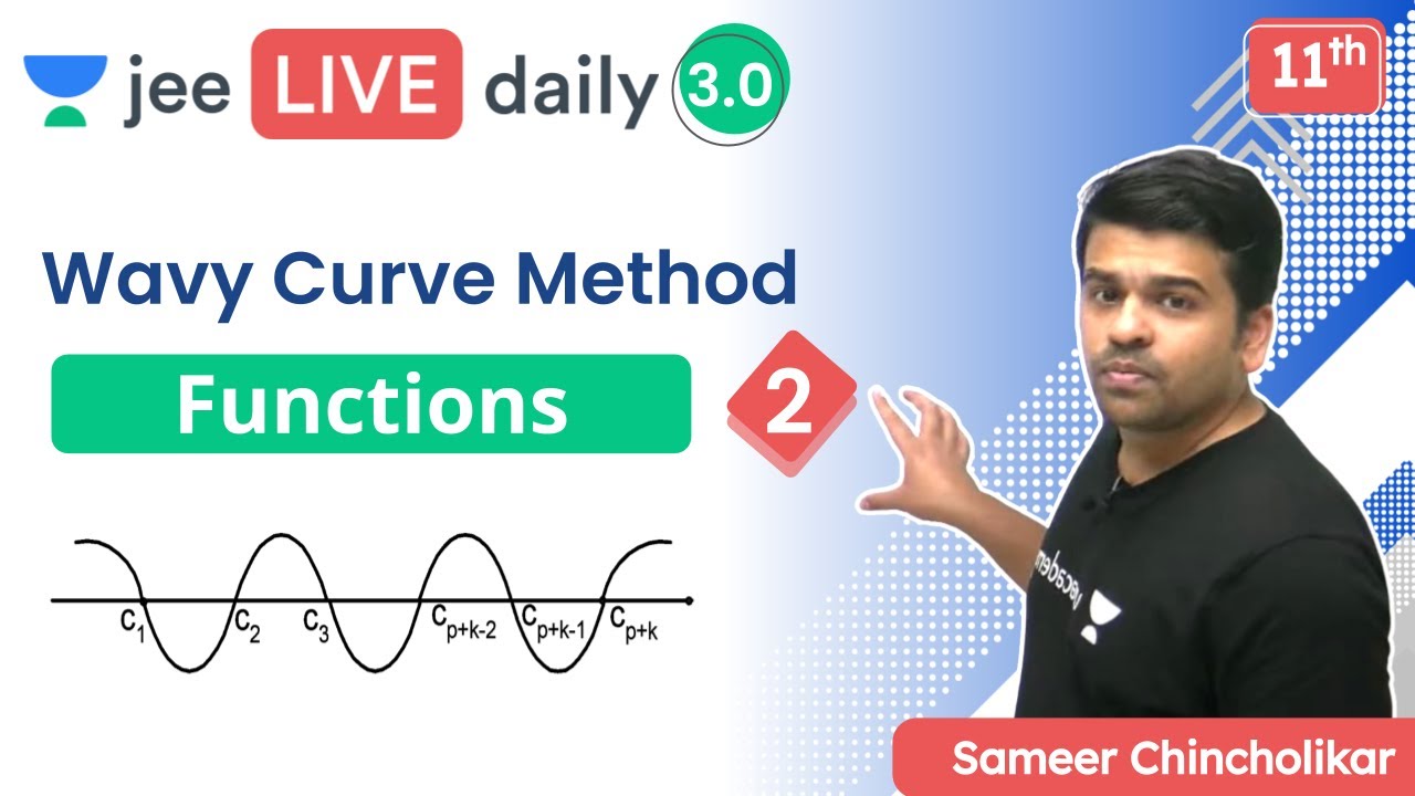 JEE 2022: Functions L2 | Wavy Curve Method | Unacademy JEE | JEE Maths | Sameer Chincholikar