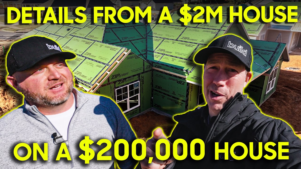Nice houses aren't just for the rich - How to build a quality home at an affordable price.