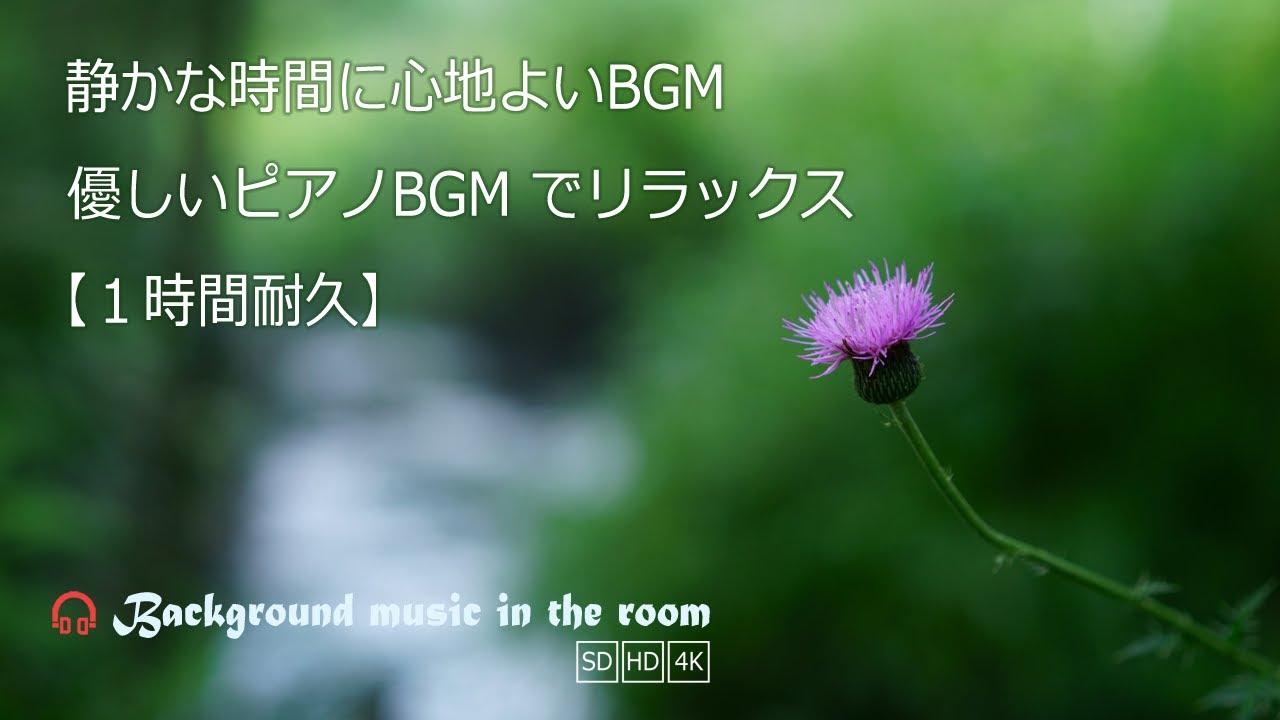 静かな時間に心地よいBGM｜ 上高地のアザミ 他 自律神経に優しい癒しの音楽 ピアノBGM