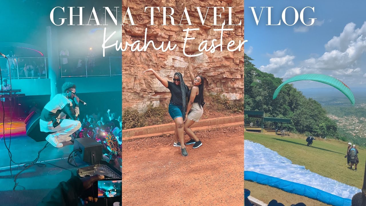GHANA TRAVEL VLOG 2 | PARAGLIDING IN KWAHU, BIGGEST CLUB IN WEST AFRICA, THOUGHTS ON GHANIANS
