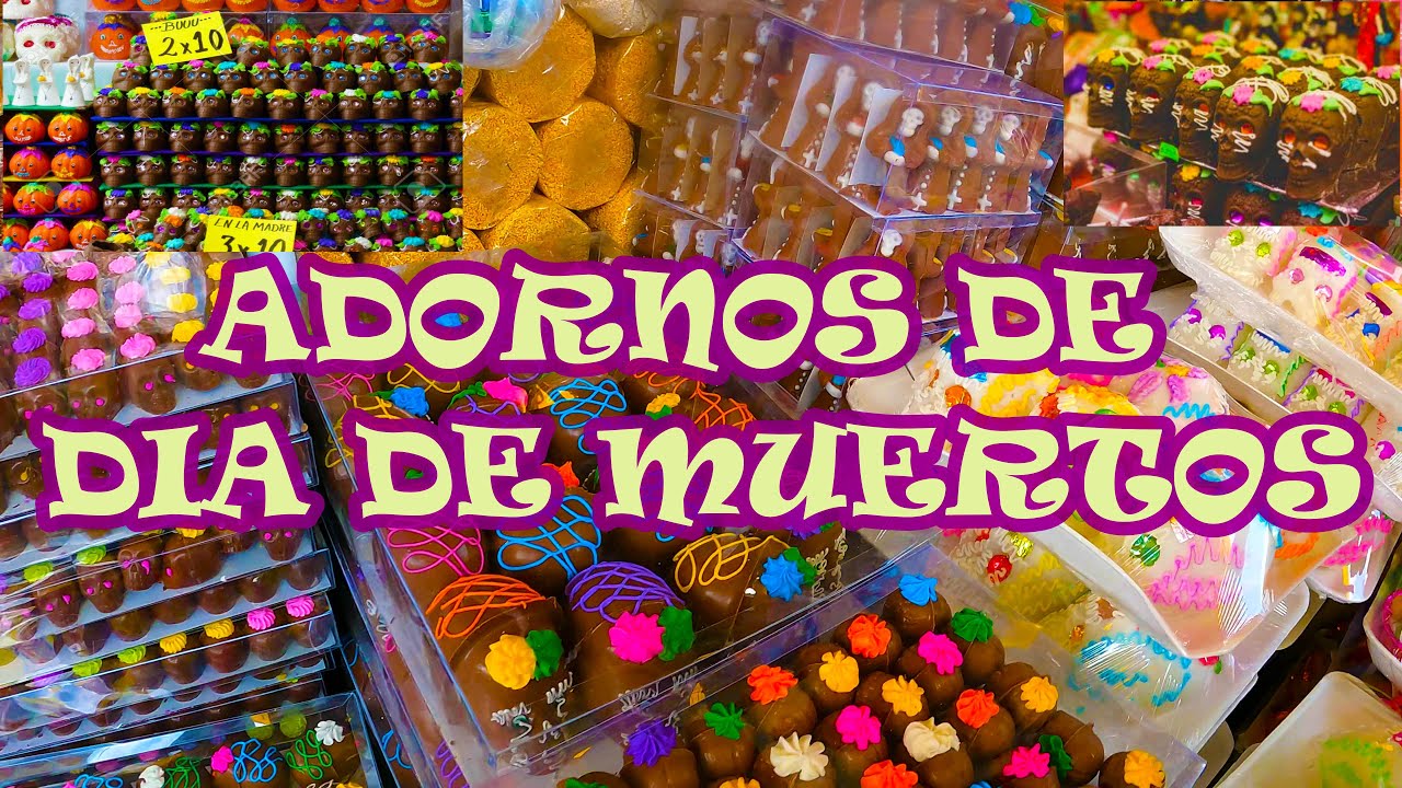 Los adornos de Halloween y Dia De Muertos MAS IMPRESIONANTES QUE VERAS  HOY!! (Mercado de SONARO)