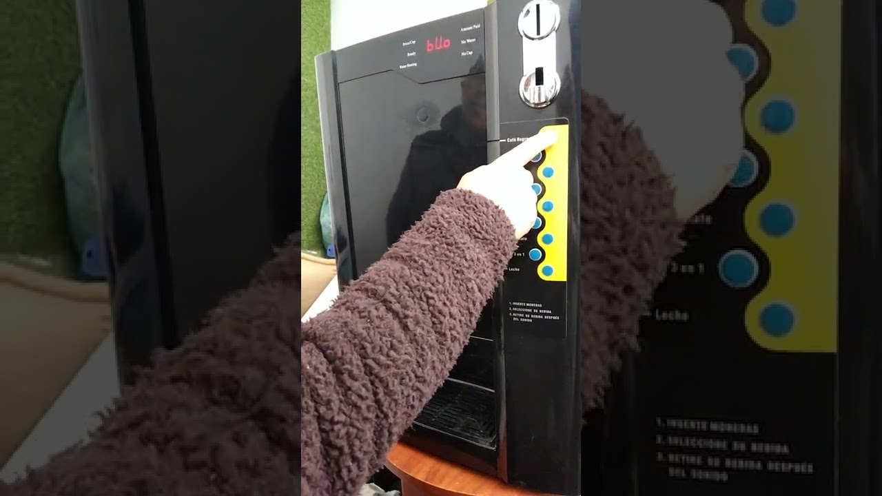 Programación expendedora de café de 9 selecciones, modelo HV301M4.