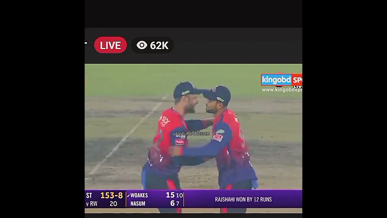 Rajshahi vs Sylhet live match. Rajshahi winning moment 6 ball 24 runs😱