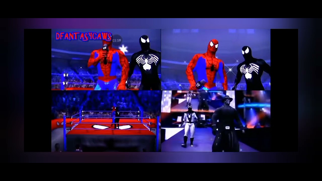 !!y otra lucha 🗣️🔥🔥!!! La de los Spiderman con doblaje  