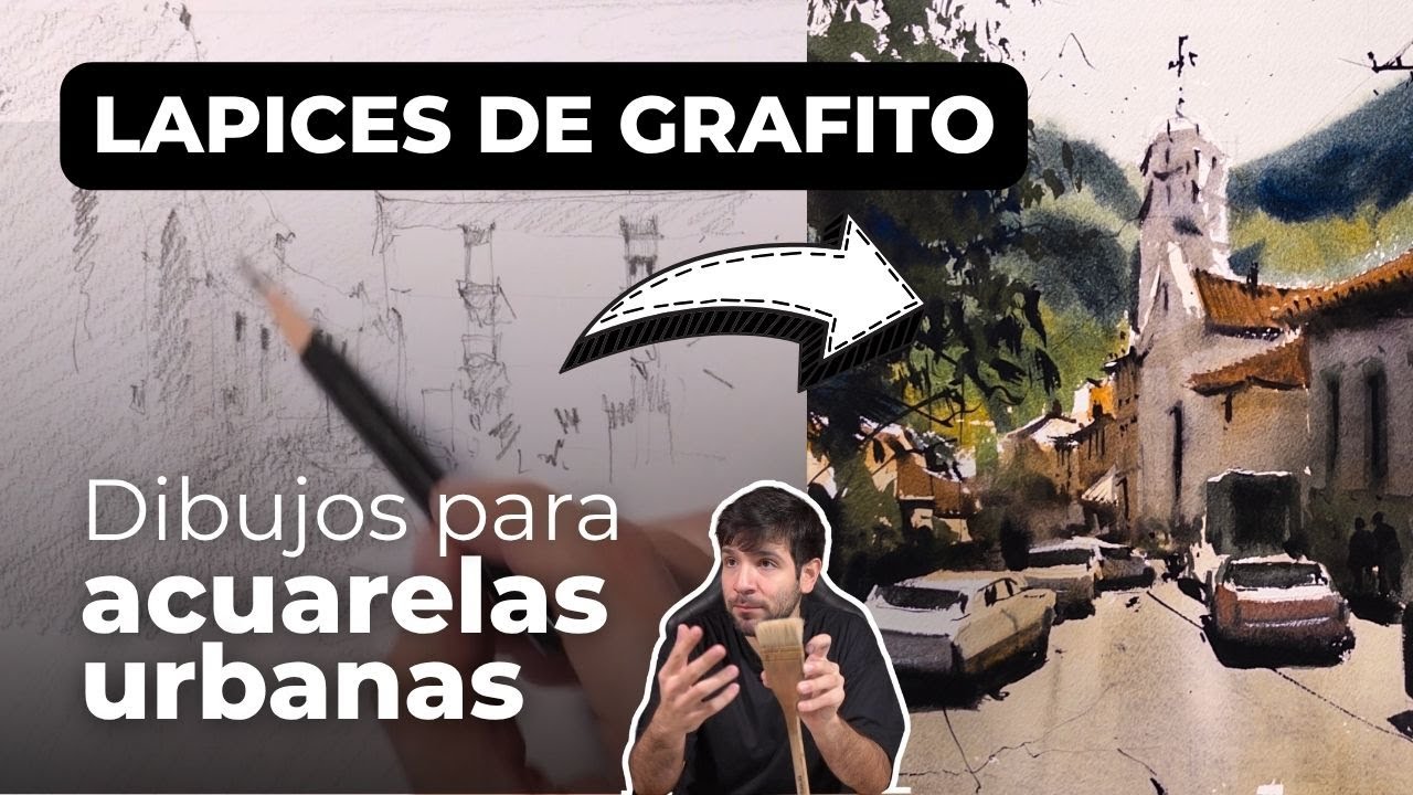 LAPICES PARA ACUARELA URBANA | SKETCH Y CROQUIS PARA ACUARELA URBANA