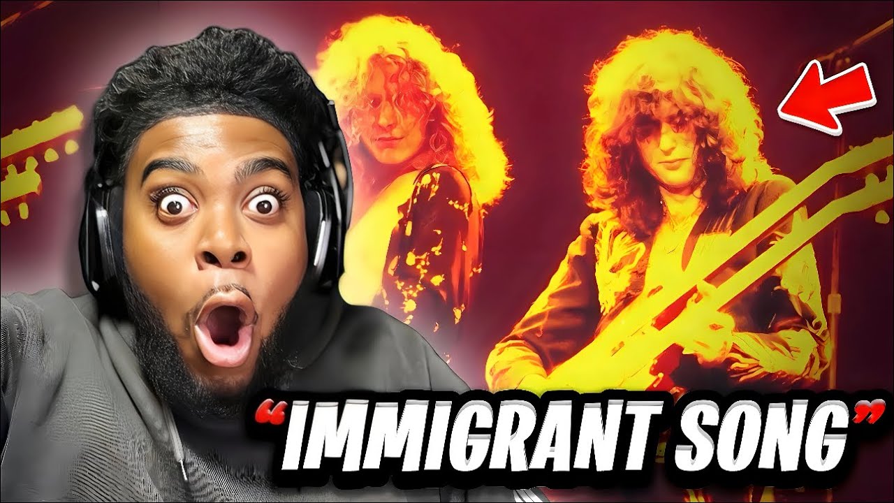 Black Man’s FIRST TIME Hearing Led Zeppelin – Immigrant Song (LIVE) 🤯!!