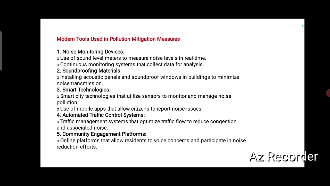 NOISE POLLUTION