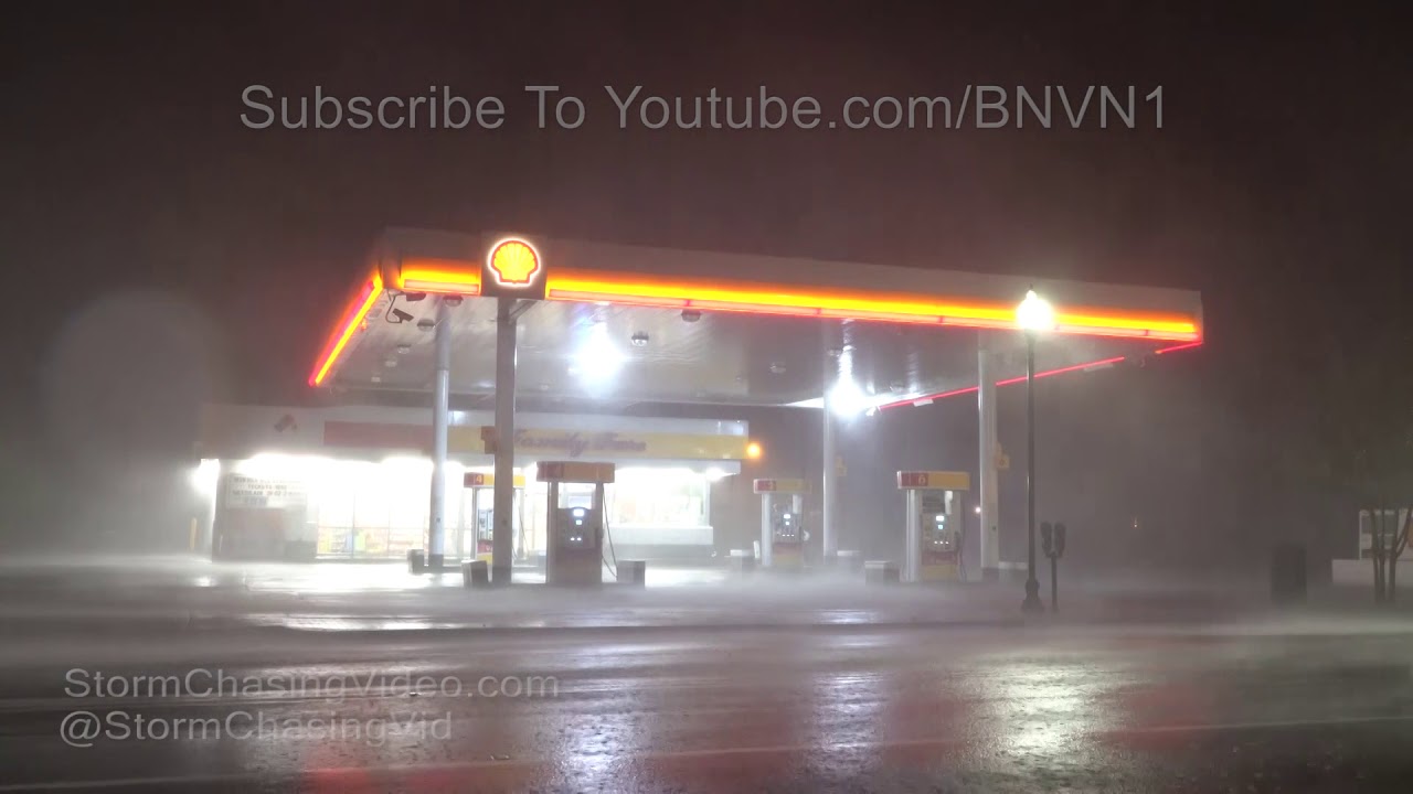 Florence Intense Eye-wall Downtown Wilmington, NC - 9/14/2018