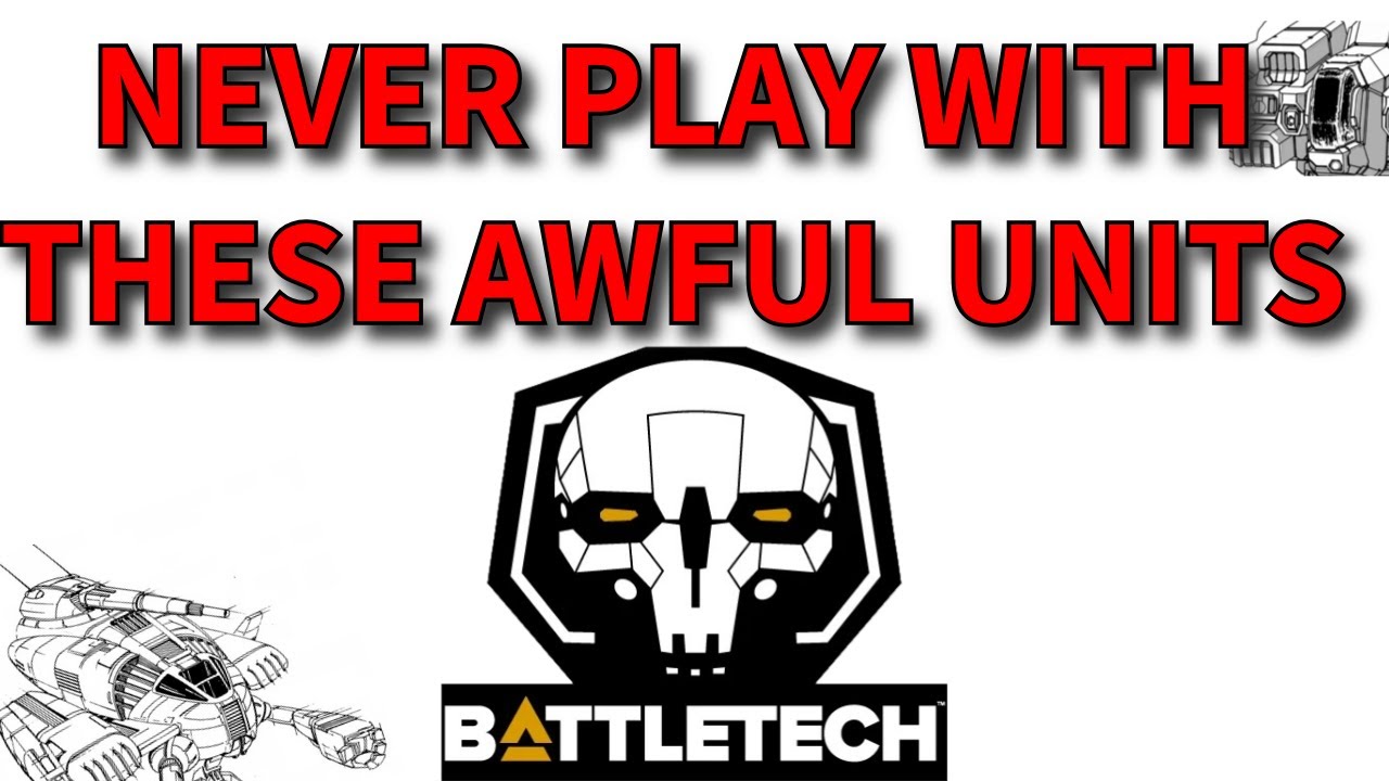 The WORST mechs in Battletech! (by battlefield role)