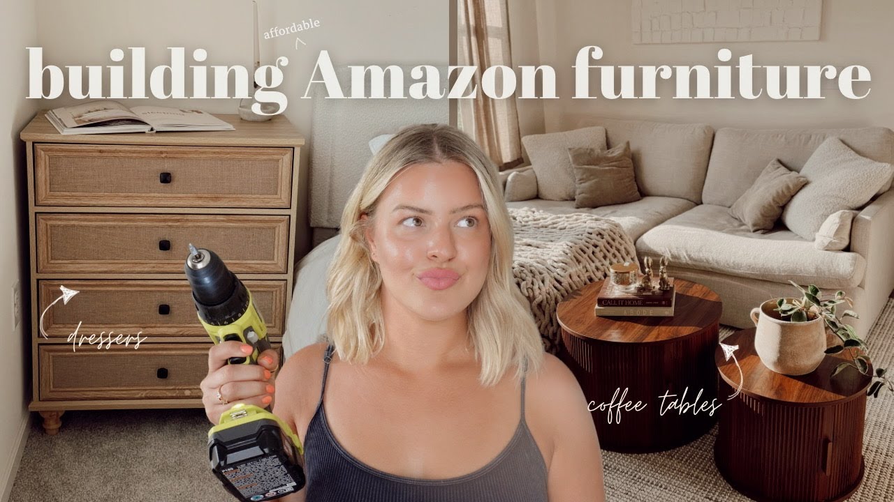 amazon home finds: building my aesthetic apartment furniture on a budget 🏡✨