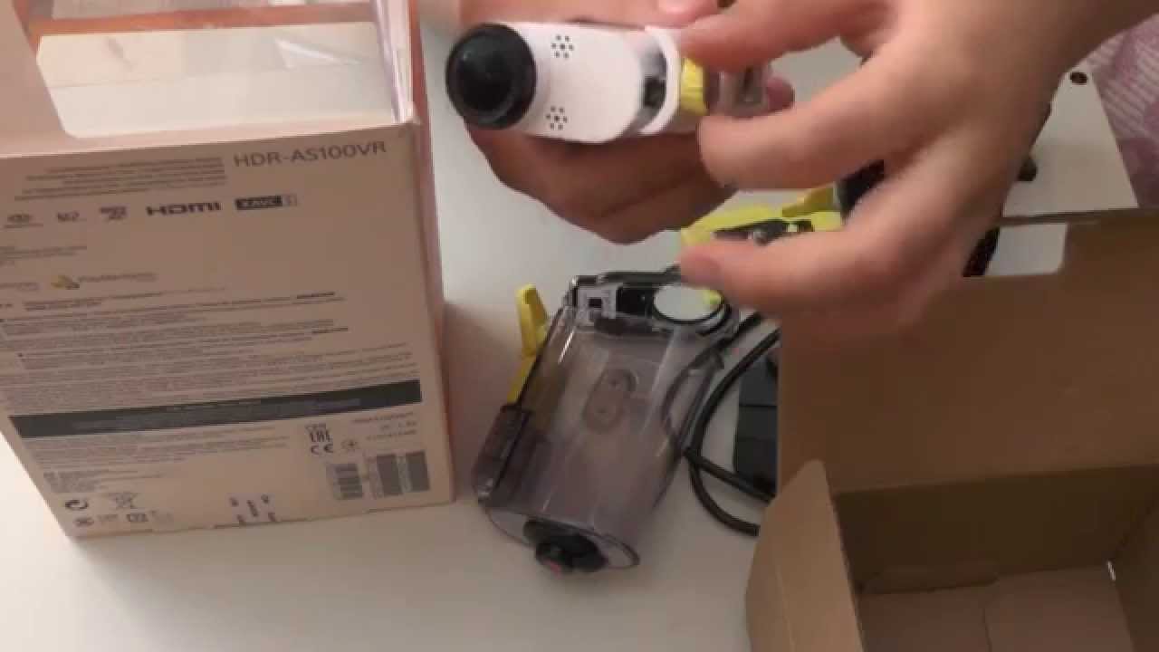 Видеокамера экшн Sony HDR-AS100VR