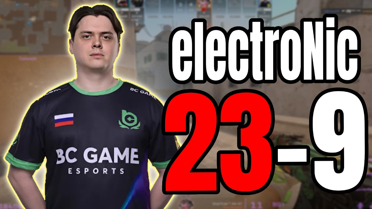 electronic (23-9) | FACEIT EU dust2 | Rating 2.05 | 5-STACK | Mar 8, 2026