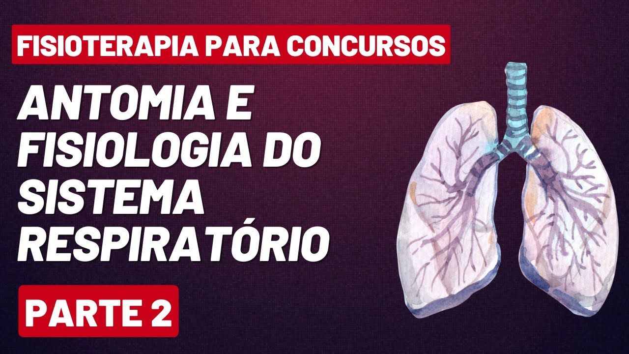 Anatomia e Fisiologia Respiratória para Concursos de Fisioterapia | Parte 2