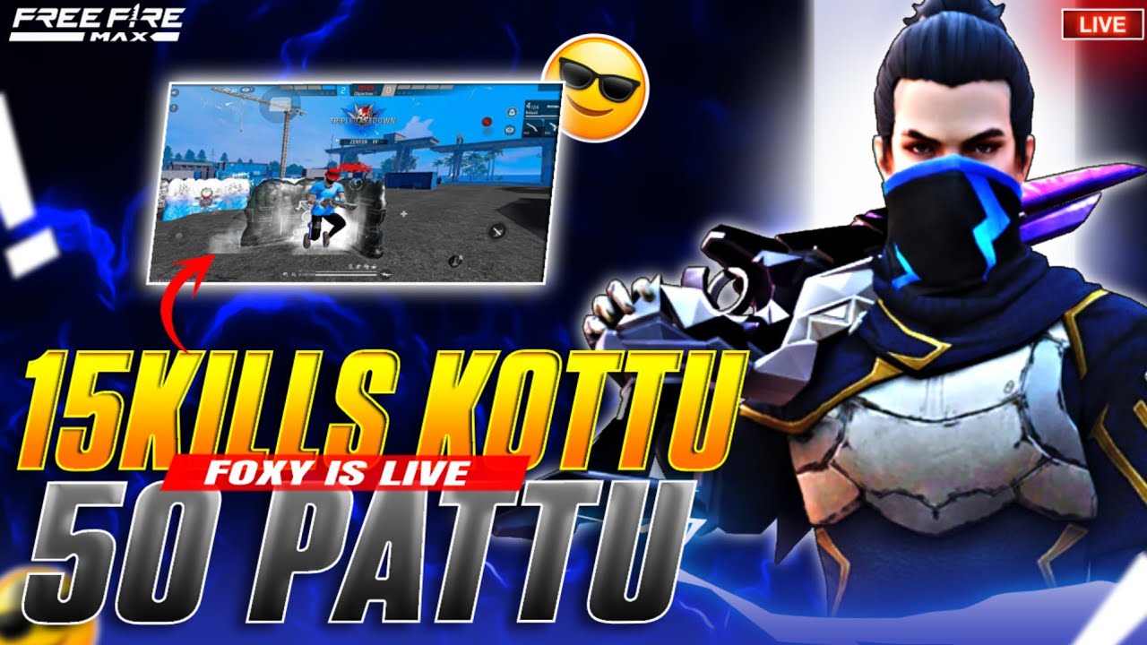 Foxy gaming Online  is live 6v6 lo 15 kills kottu 50 pattu mava 🔥