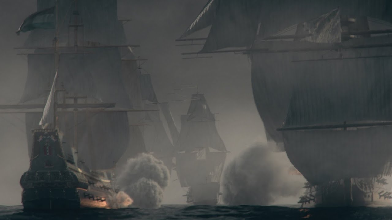 BATTLESHIP NAVAL BATTLE - Blender Animation 3D