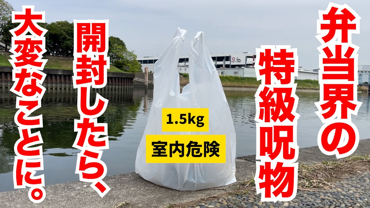 【室内危険】デカ盛り店の大問題作！弁当界の特級呪物、開封したらラーメン二郎の全マシもビックリの悪魔が！！