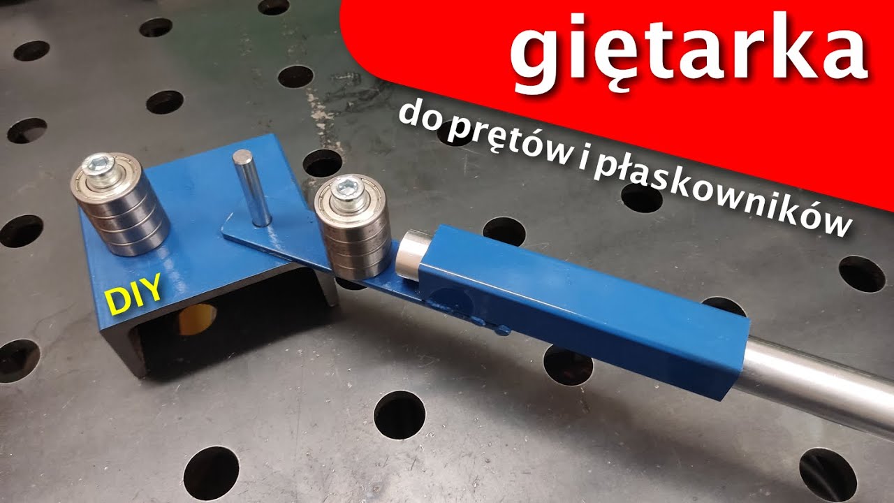 Budowa prostej giętarki do prętów i płaskowników