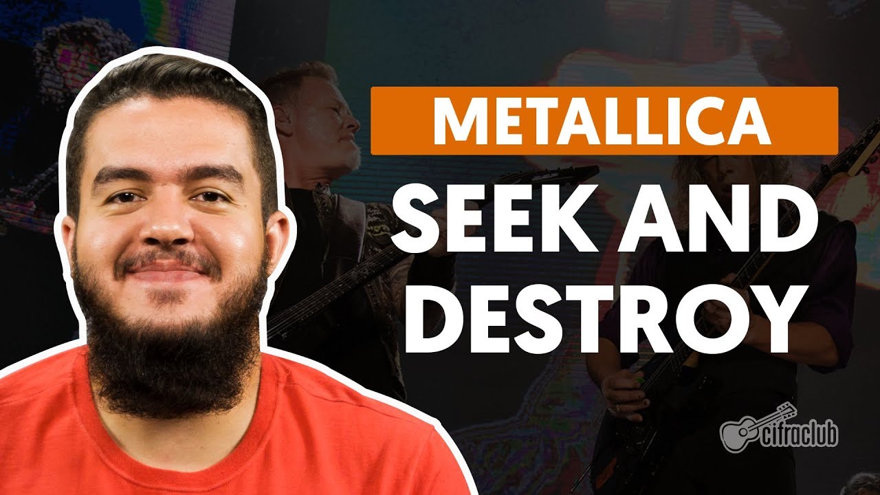 Seek And Destroy - Metallica (aula de guitarra completa)