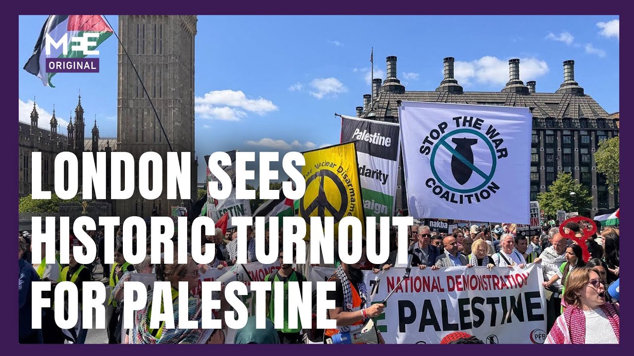 London sees historic turnout for Nakba anniversary and Gaza genocide protest