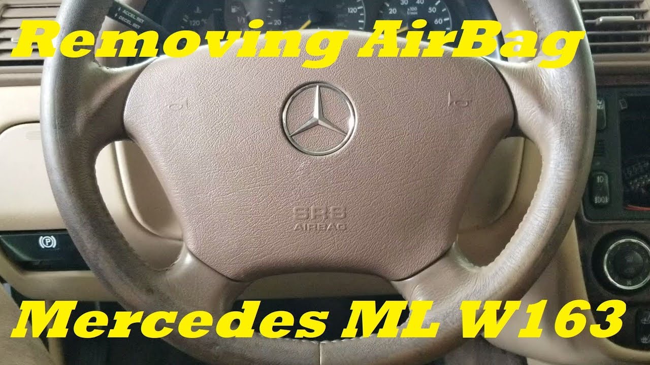 Removing airbag on Mercedes ML500 W163 ML320 ML350 ML430 ML500 ML55