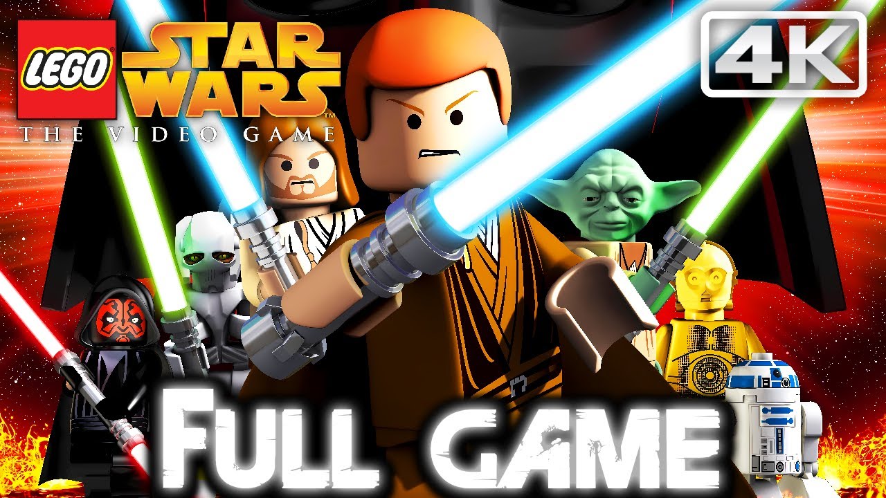 LEGO® STAR WARS: THE VIDEO GAME Gameplay Walkthrough FULL GAME (4K 60FPS) No Commentary