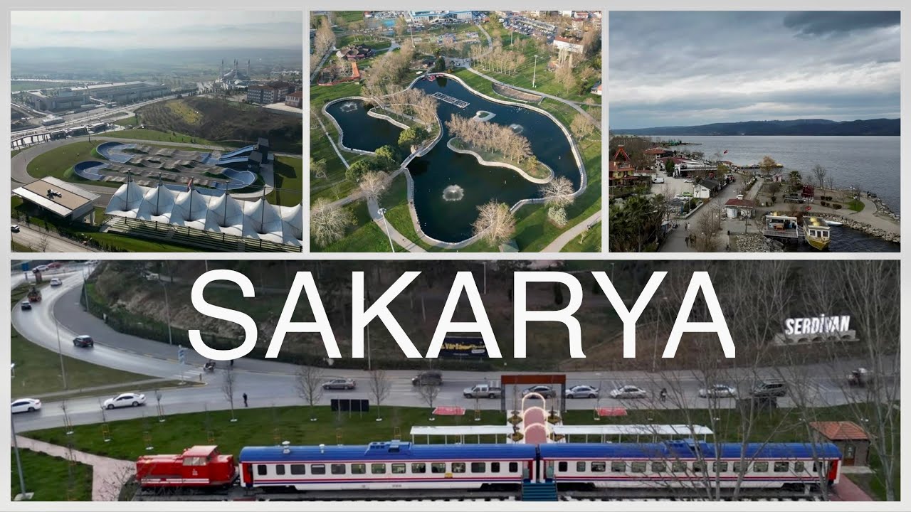 🎥 Kuş bakışı Sakarya turu 🇹🇷