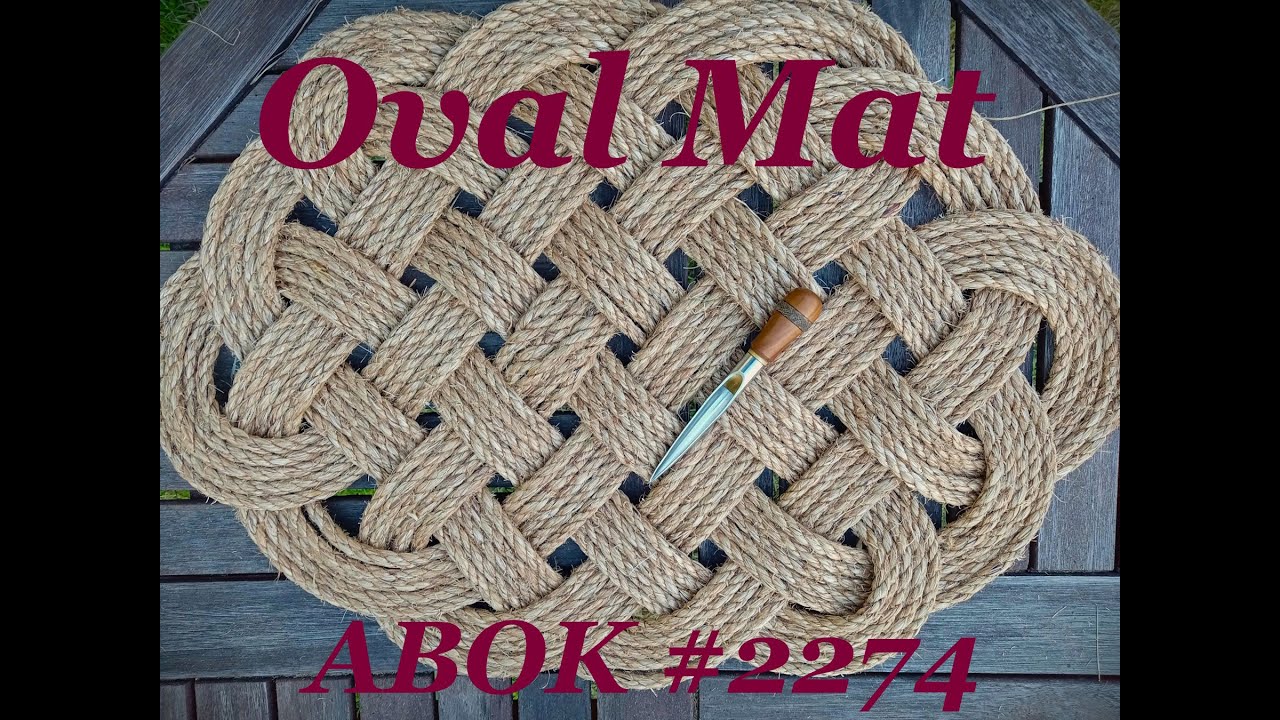 Oval Rope Mat - ABOK #2274