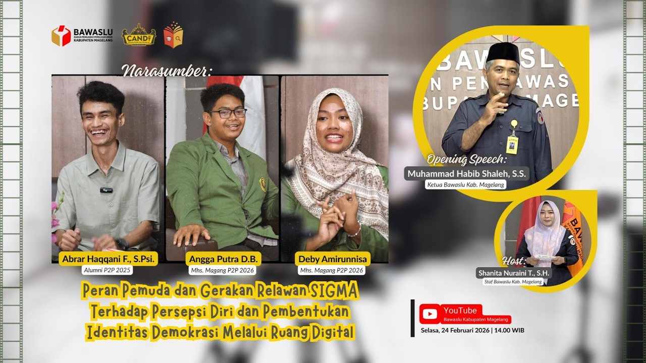 Candi Eps. 34: Peran Pemuda dan Gerakan SIGMA-Pembentukan Identitas Demokrasi Melalui Ruang Digital