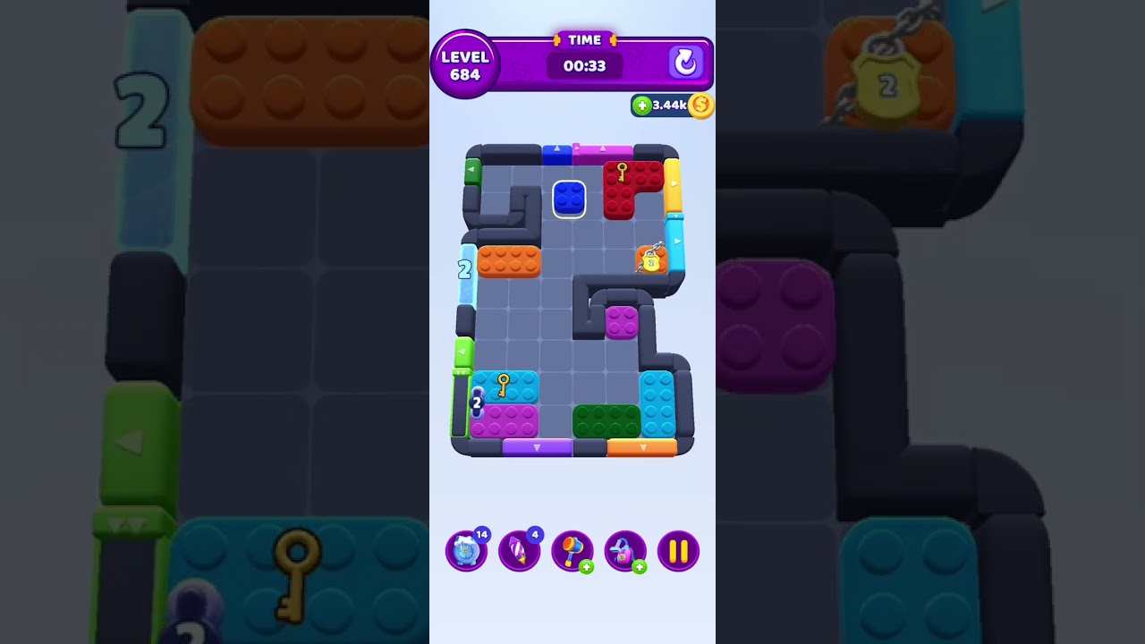 Game Solution Color Block 684