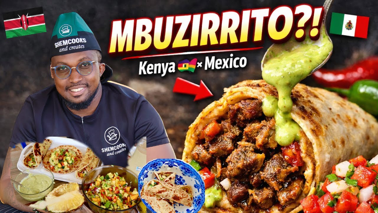 Mbuzirrito?! 🇰🇪🇲🇽 Mexico-Style Goat Burrito