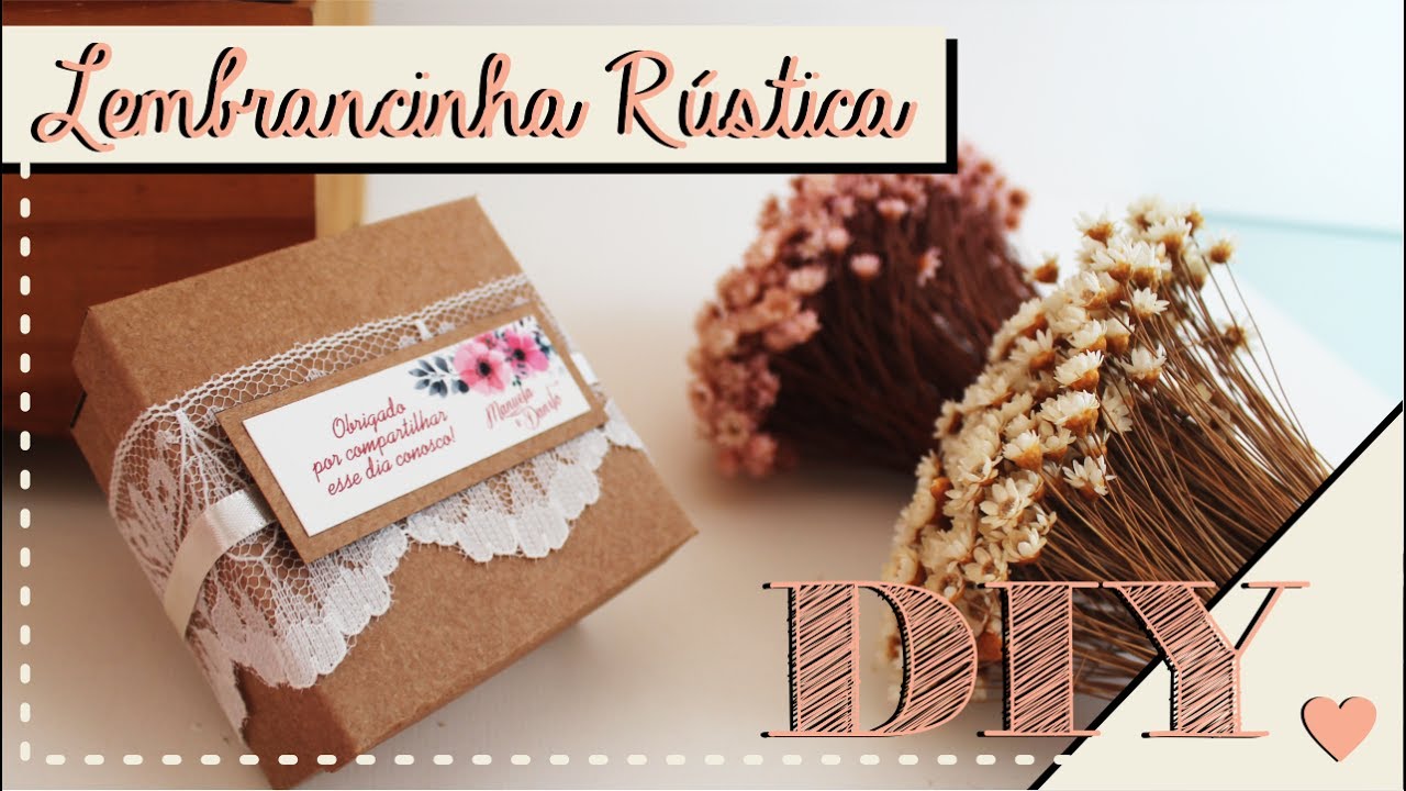Como fazer Lembrancinha Rústica? DIY | Faça você mesmo | Tutoriais [casamento]