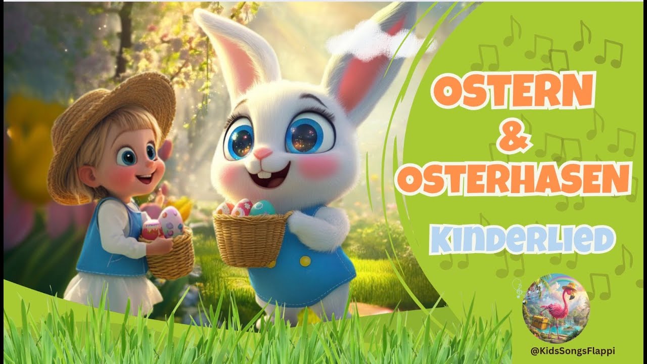 Osterhasenlied Osternlieder  | Osterhasen Kinderlieder Ostern | Easter bunny song German |Flappi