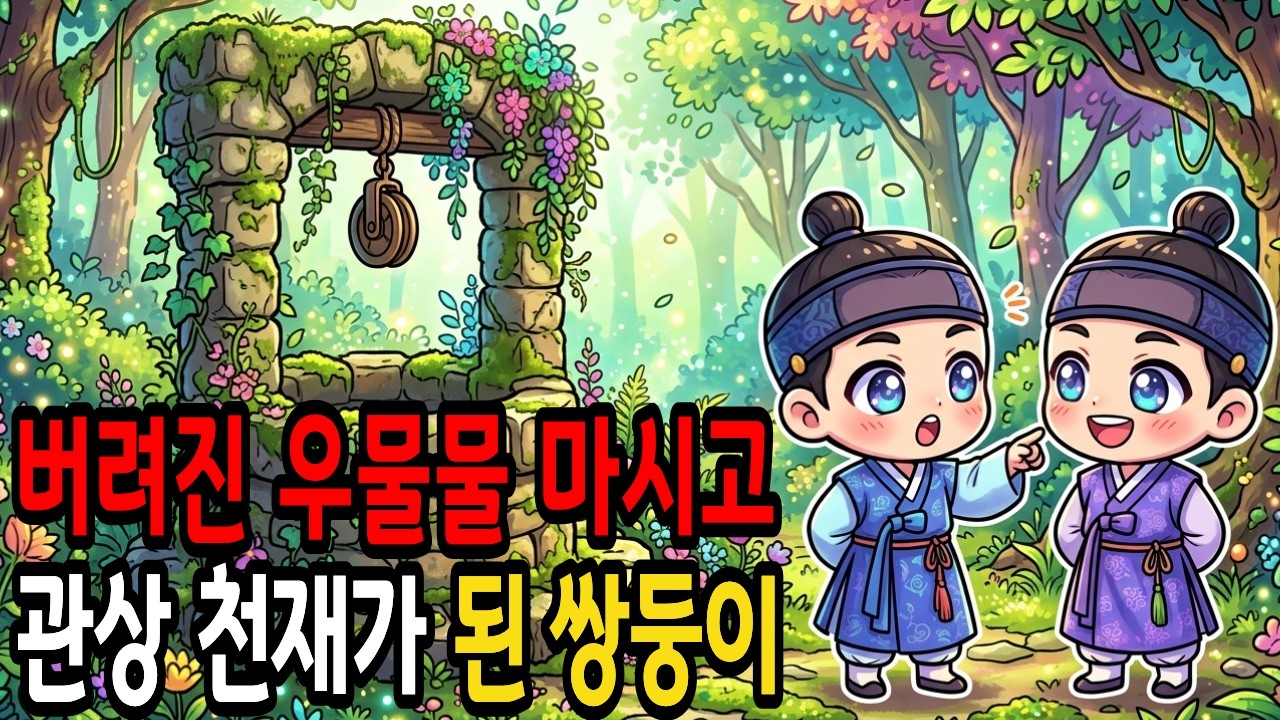 버려진 우물물 마시고 관상 천재가 된 쌍둥이ㅣ야담 옛날이야기 오디오북 수면동화 전설 민담