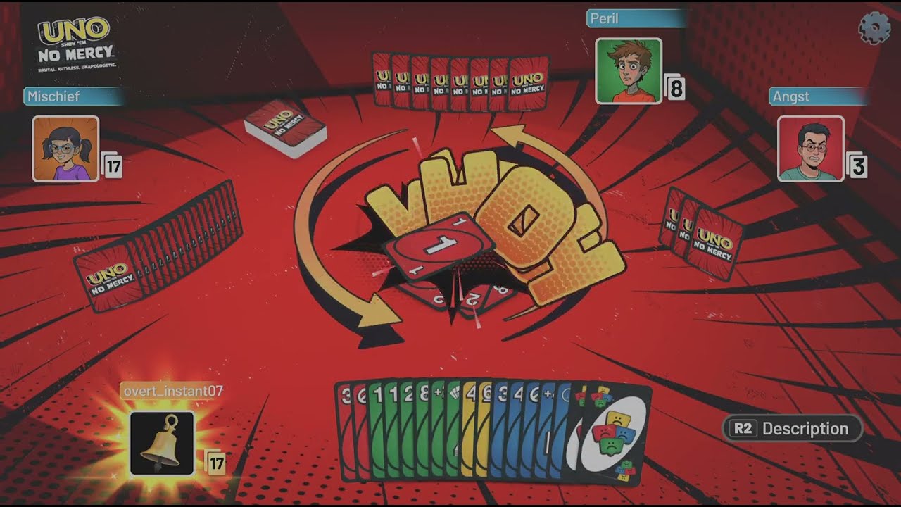 UNO! SHOW EM NO MERCY Oynuyorum. PlayStation5