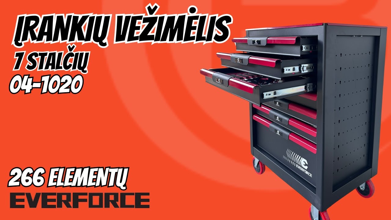 Įrankių vežimėlis EVEFORCE 04-1020