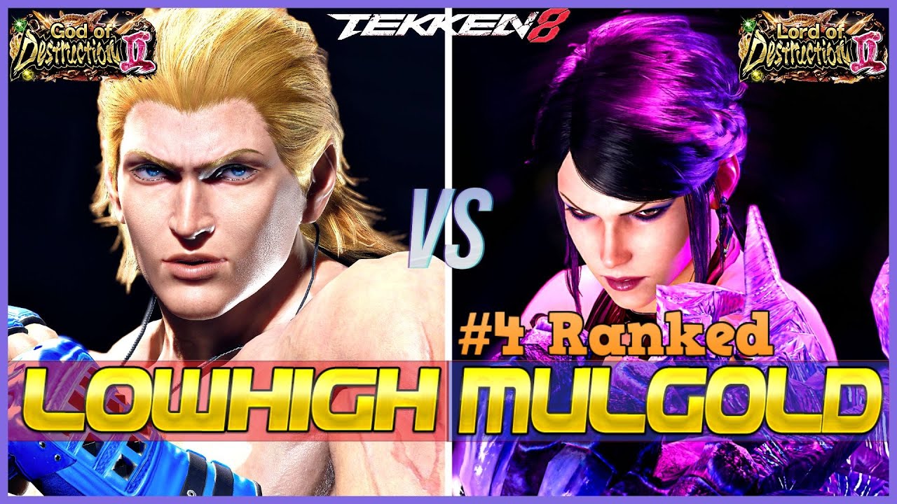 T8 ▰ LOWHIGH (Steve) Vs MULGOLD (#4 Ranked Zafina) ▰ Tekken 8 High Level Gameplay