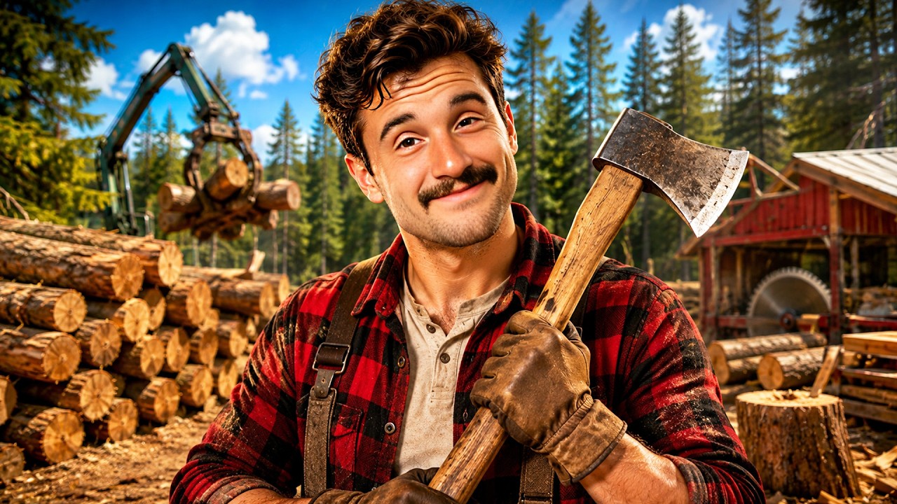 I GOT FIRED FROM CORPORATE SO I BECAME A LUMBERJACK! | CHOP CHOP INC. #1