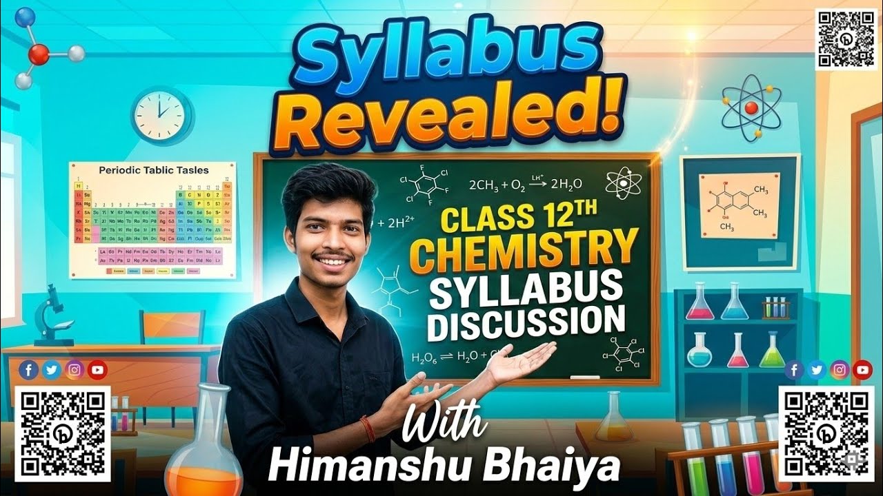 Class 12th Chemistry Syllabus discussion by Himanshu Bhaiya #study #chemistry #clean