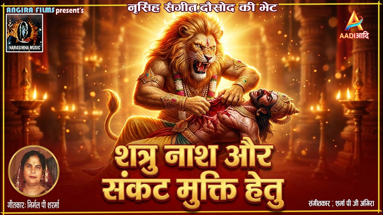 नरसिंह चालीसा🌹🙏#youtube#bhakti#bhajan#youtubevideo#nrusimha#kavach#festival#colours #sharmapgangira