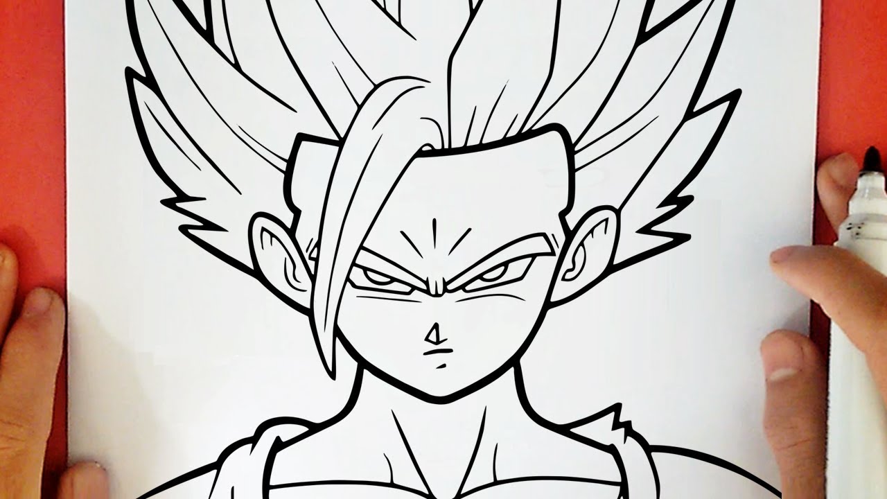 COMO DESENHAR O GOHAN SSJ2